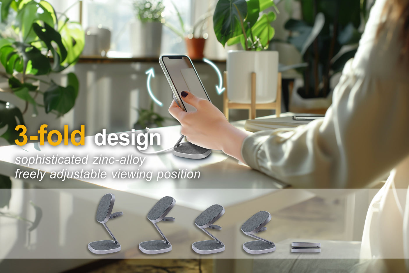3-in-1 Wireless Travel Charger (With 20W AC Adapter)