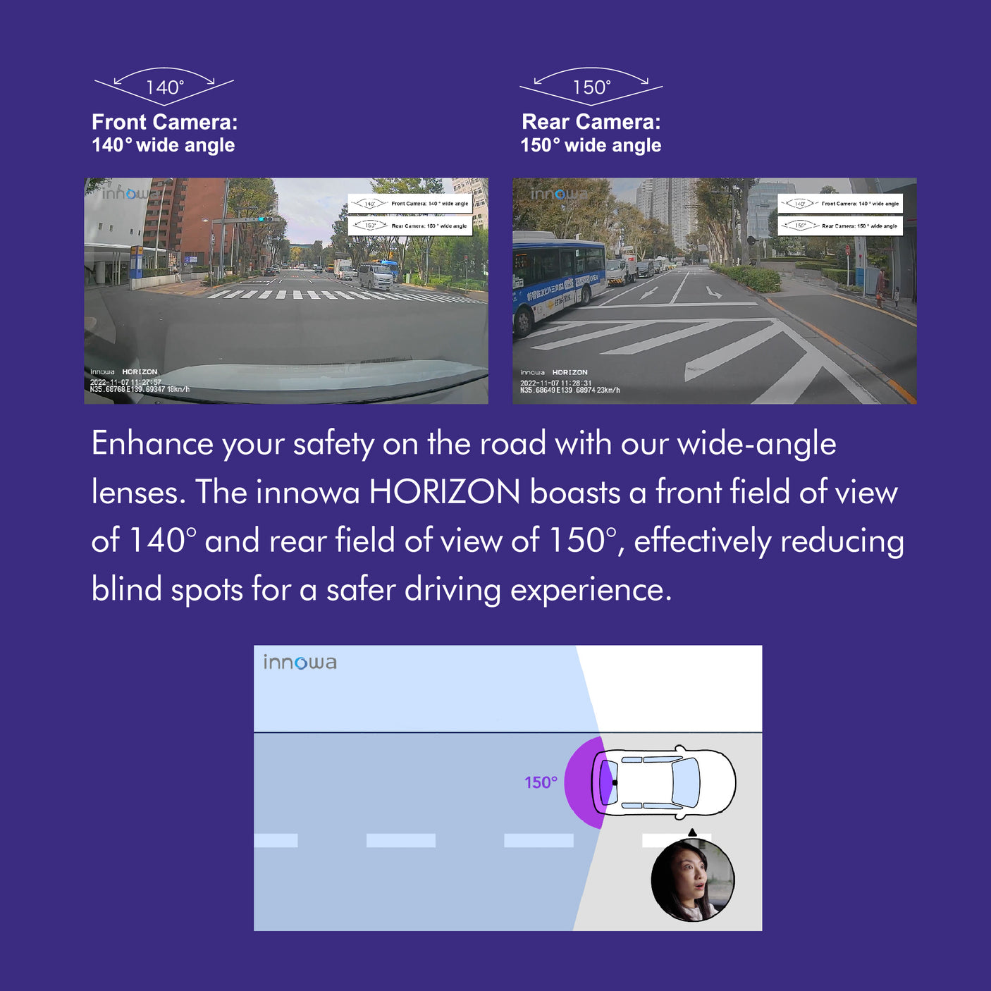 innowa Horizon Mirror Dash cam